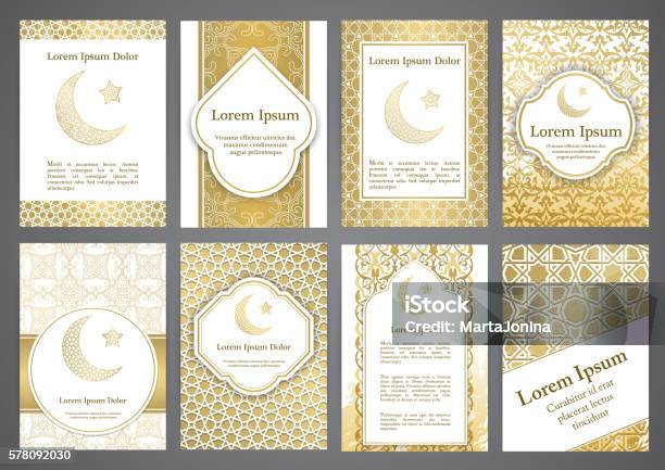 Vector Islamic Ethnic Invitation Design Or Background Stock Illustration - Download Image Now