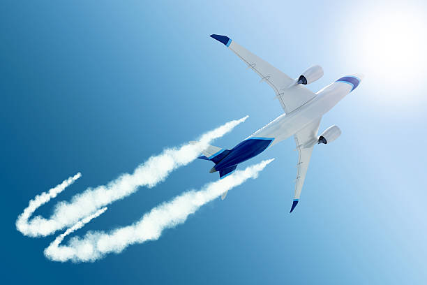 istock Airplane flying to further destination 578093286