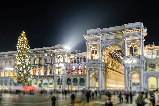 istock Christmas in Milan, Piazza del Duomo - Italy 578095352