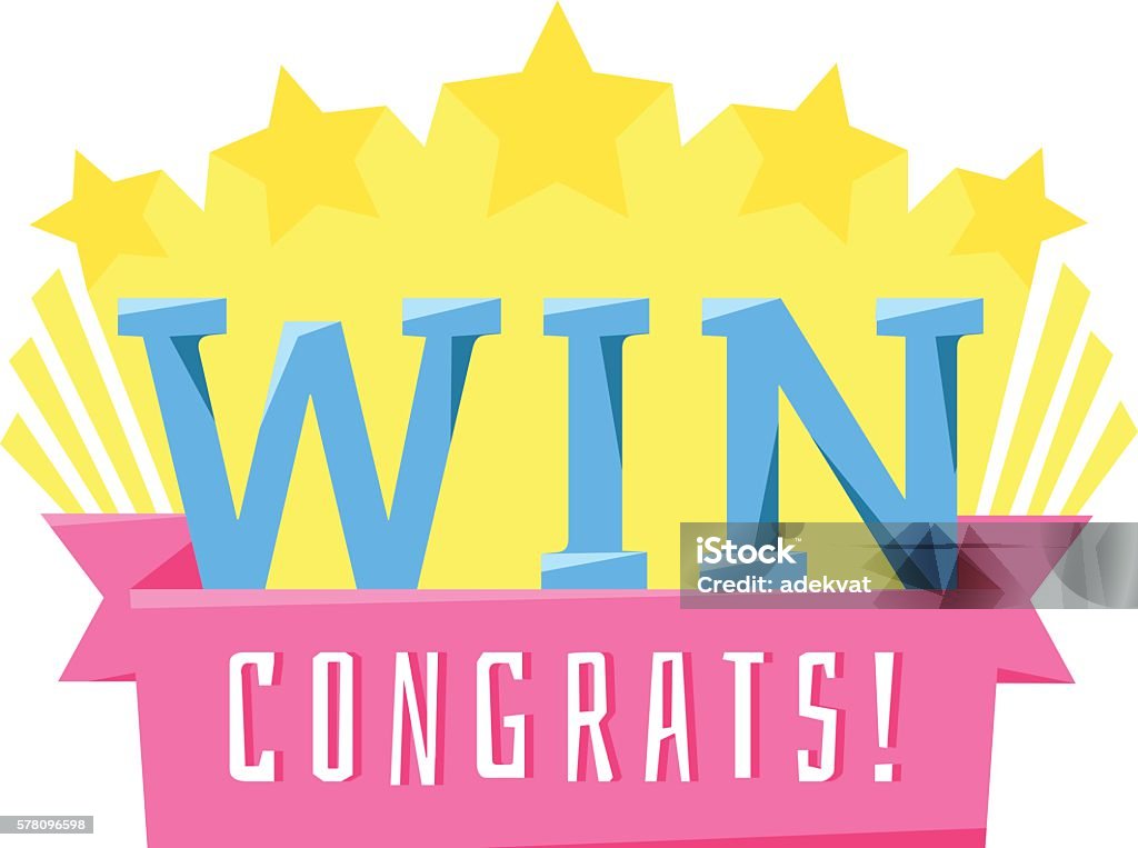 Feature Win Sign Win Text Vector Illustration Stock Illustration - Download Image Now ...