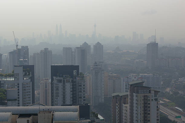 istock Kuala Lumpur cityscape in a hazy day 578101008