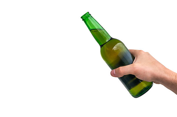 istock Man holding a bottle of beer 578102808