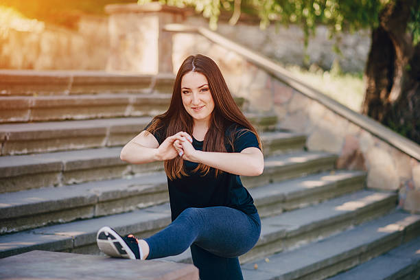 istock Fitness girl on a walk 578104704