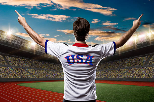 istock American Athlete Celebrating 578106716
