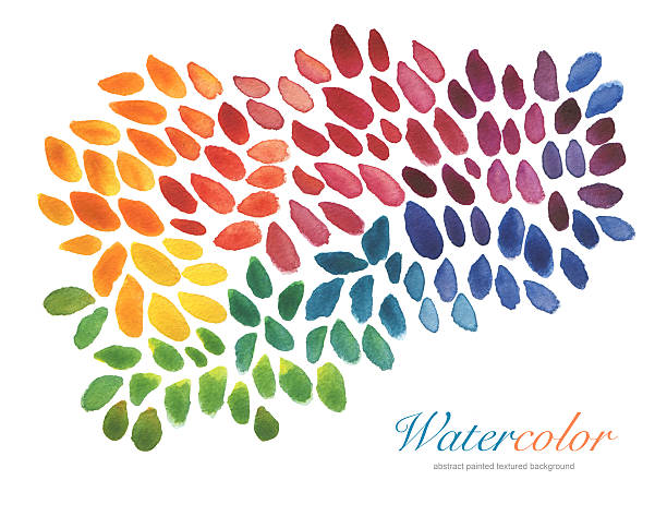 istock Abstract acrylic and watercolor brush strokes painted background. 578109120