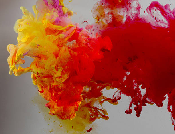 istock Acrylic colors and ink in water. 578109192