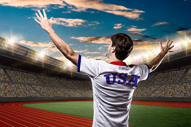 istock American Athlete Celebrating 578109524
