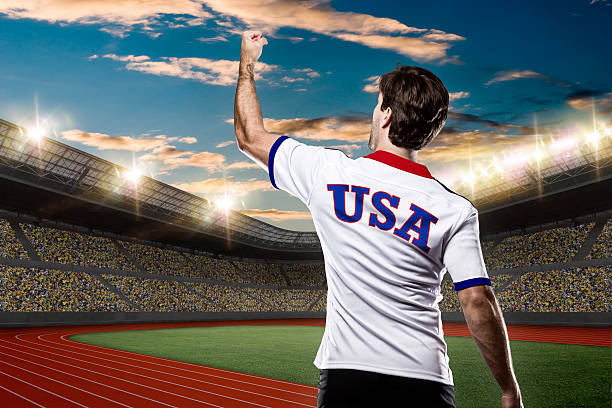 istock American Athlete Celebrating 578110710