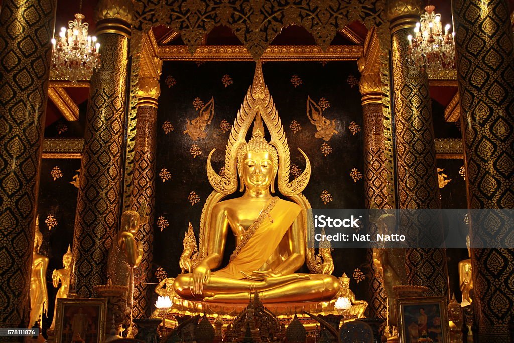 タイの仏像 - アジア大陸のロイヤリティフリーストックフォト