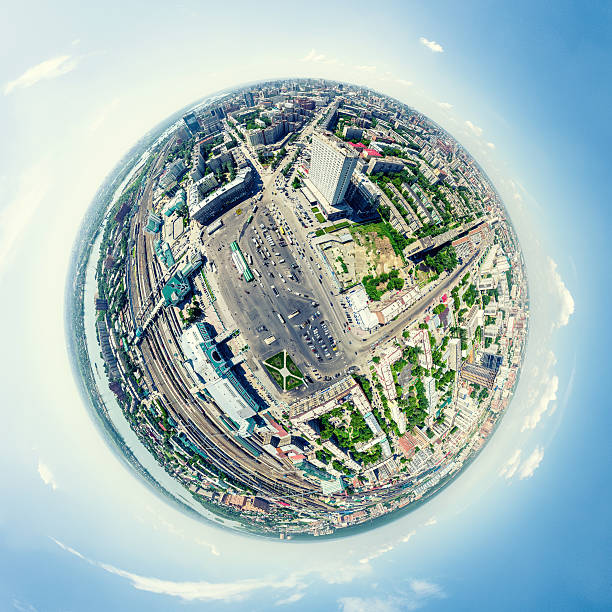 istock Aerial city view. Urban landscape. Copter shot. Panoramic image. 578113970
