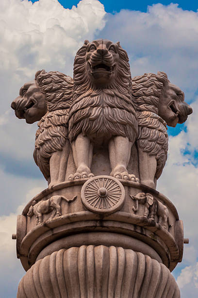 istock The Three lions sculpture in china. 578116762