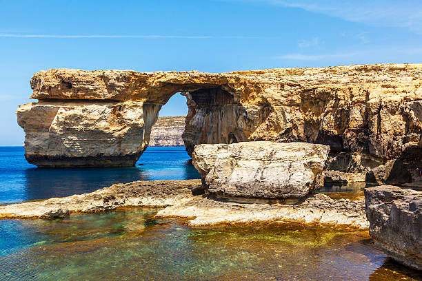 istock Azure Window, stone arch of Gozo, Malta 578119182