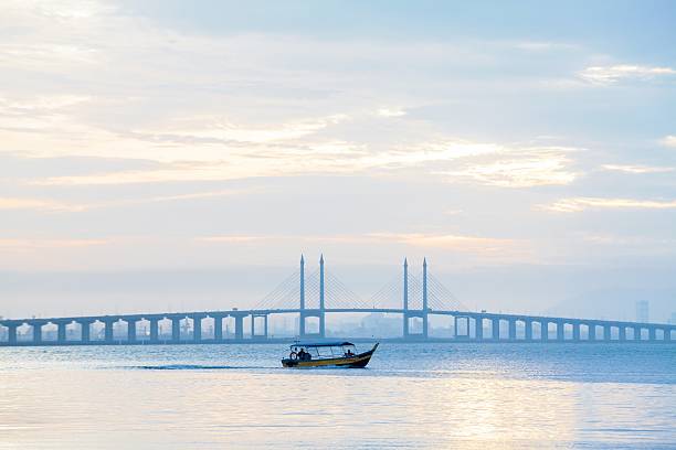istock Penang Bridge view of George Town Penang 578122476