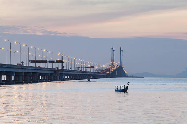 istock Penang Bridge view of George Town Penang 578264500