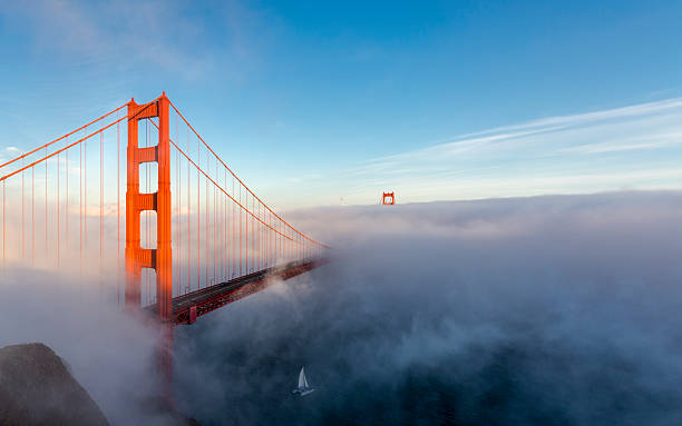 istock Golden Gate Bridge with low fog, San Francisco 578265460
