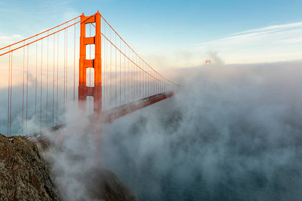 istock Golden Gate Bridge with low fog, San Francisco 578265474