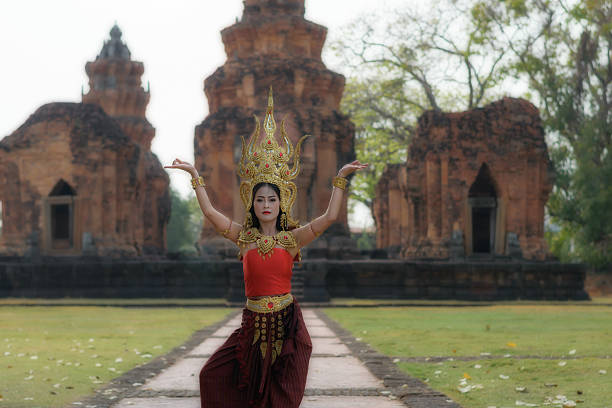 istock Portraits in concept Apsara. 578265792