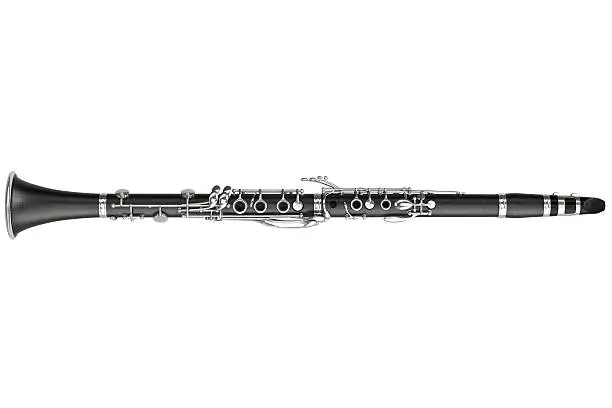 Photo of Clarinet classical, top view