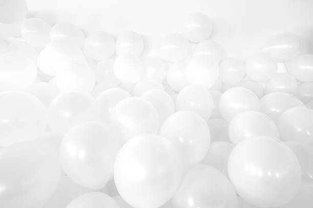 istock Sea of white balloons 578269364