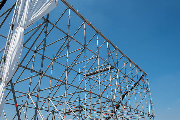 istock scaffolding for open air theatre against blue sky 578270194
