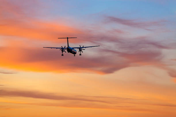 istock Beautiful sunset in airport 578272766