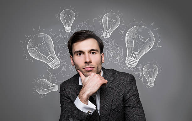istock Idea concept businessman portrait 578273762