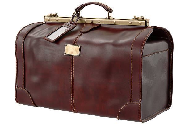 istock Travel bag leather 578274022