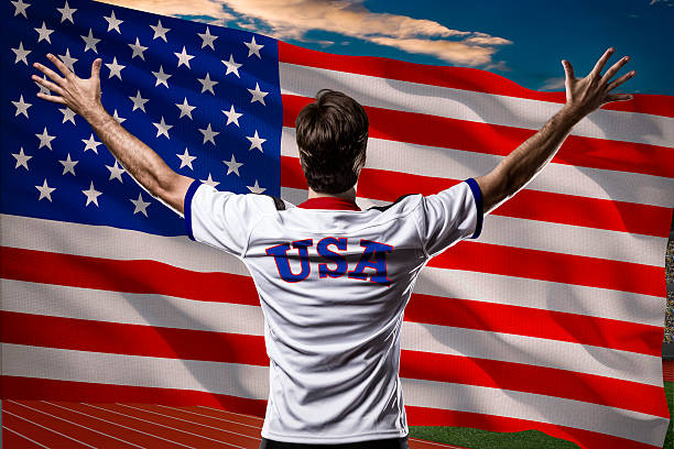 istock American Athlete Celebrating 578277040