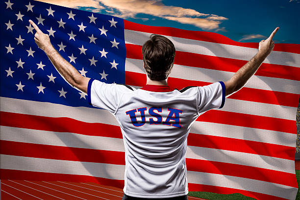 istock American Athlete Celebrating 578277336