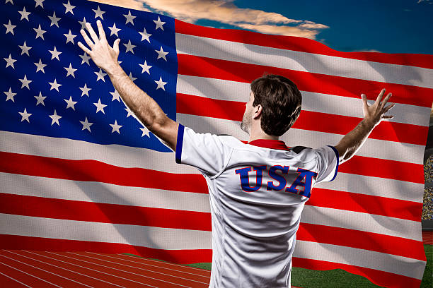 istock American Athlete Celebrating 578277804