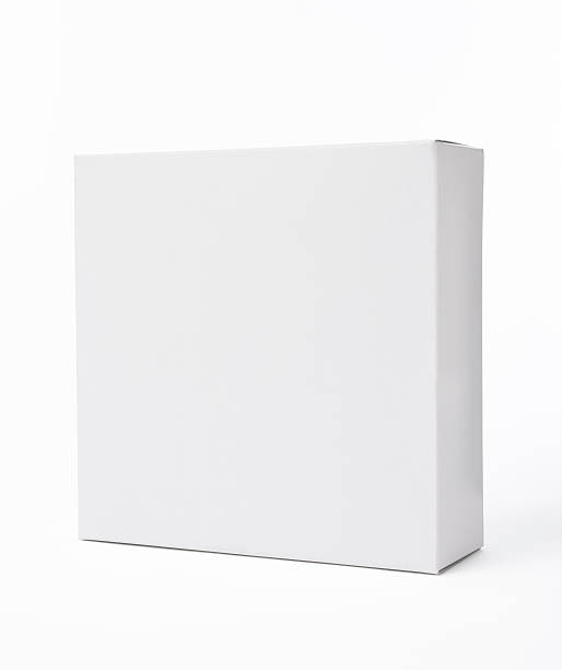 istock Isolated shot of white blank square box on white background 578278408