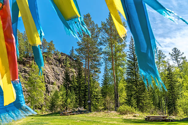 istock Tourist parking lot next to the cliff 578283066