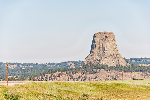 This 867 foot tall Natural Monument is awsum from any angle, one of the natural wonders located in Wyoming and visited by thousands from all states in the country as well as foreign visitors. Locted in the Bear Lodge Mountains in the Wyoming Black Hills of Northeast Wyoming.