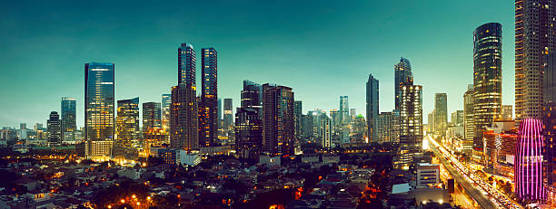 jakarta city - 城市 圖片 個照片及圖片檔