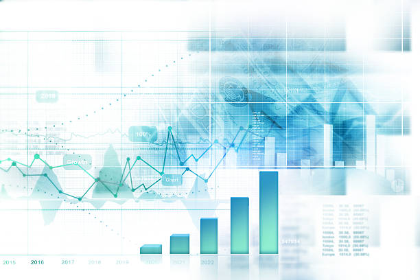istock Economical stock market graph 578287854