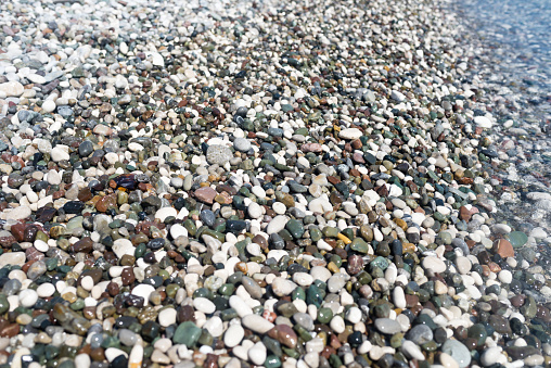 pebble beach and sea