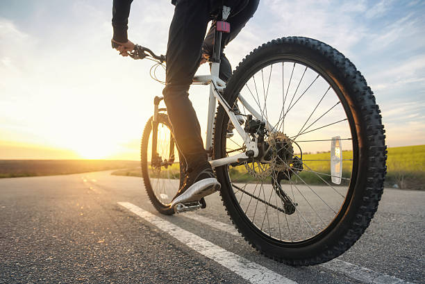 istock Ride on bike on the road 578290584