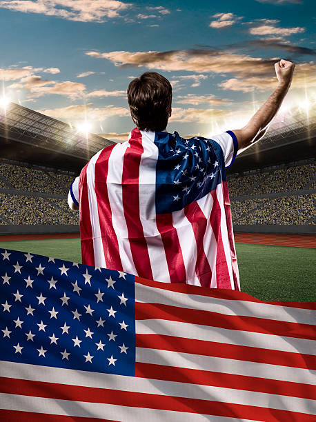 istock American Athlete Celebrating 578294466