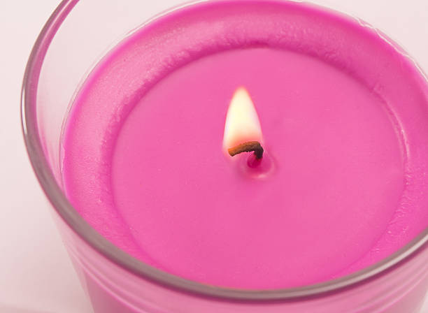 istock Candle, candle light aroma close up  . 578294654