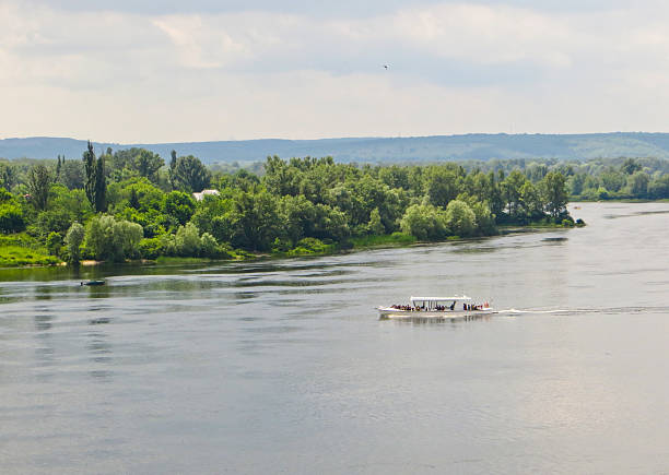 istock Tourist boat on a river Dnieper 578294960