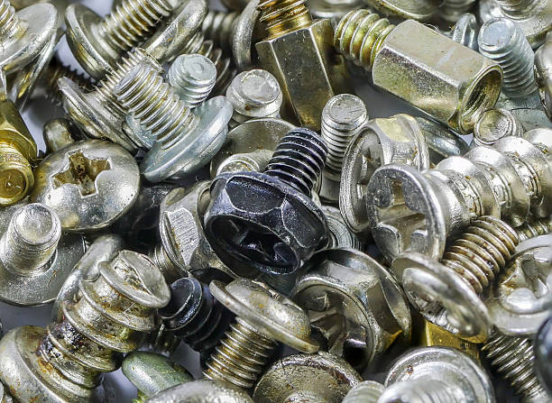 Free picture: special plastic screw, plastic nuts, parts, black, detail ...