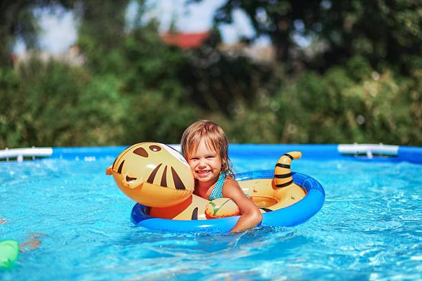 istock Children swim in pool. 578296146