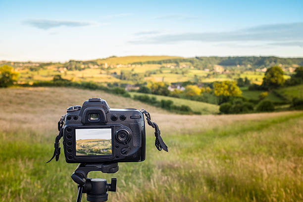 istock Photographing A Beautiful Rolling Landscape In The Cotswolds, England 578298062