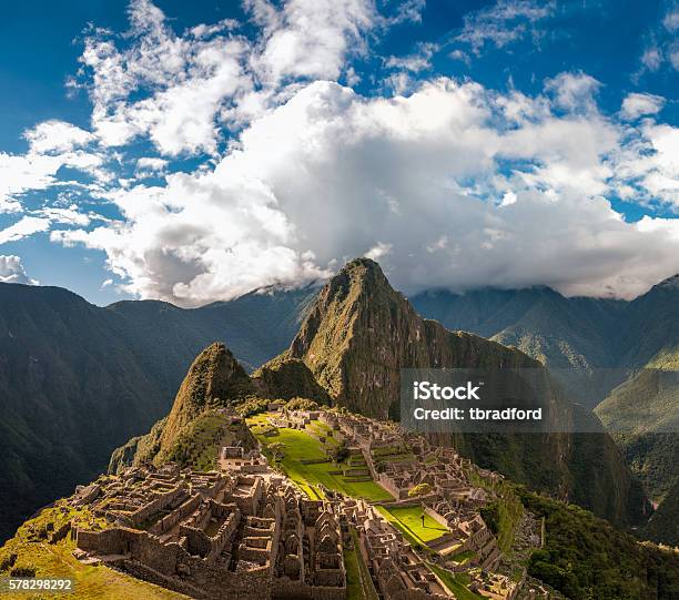 Machu Picchu In Peru Stock Photo - Download Image Now - Machu Picchu, Peru, Old Ruin