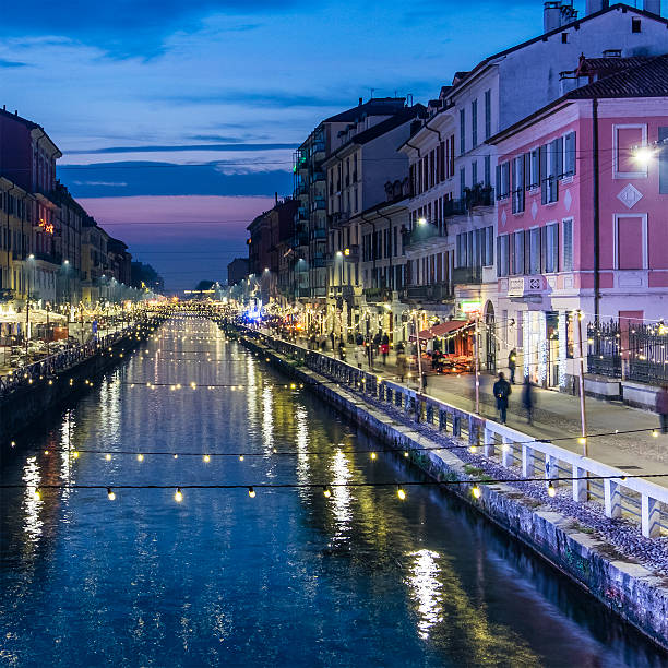 istock Christmas in Milan, Naviglio Grande - Italy 578299384