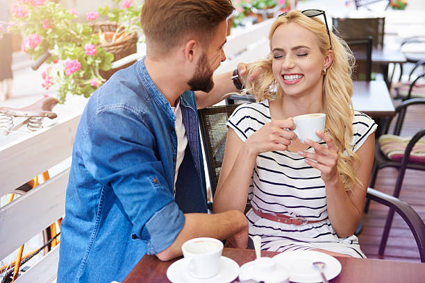 istock Man playing with his girlfriend's hair 578303838