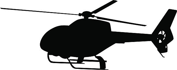 白のヘリコプター - ヘリコプター点のイラスト素材／クリップアート素材／マンガ素材／アイコン素材