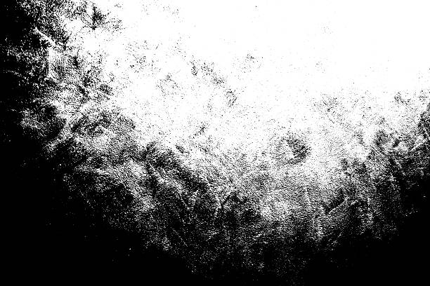 Grunge Black and White Distress Texture Background.