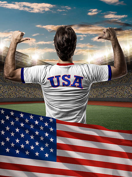 istock American Athlete Celebrating 578309388