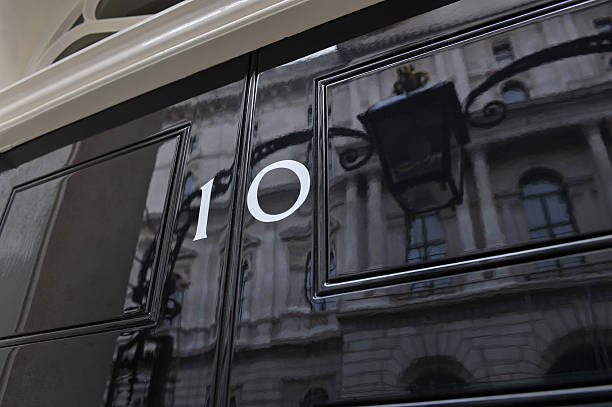 Ten Downing Street stock photo
